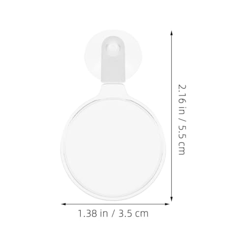 4pcs Acrylic Fish Tank Glass with Cup Enhanced Viewing for Aquariums Reptile Tanks and -Landscapes User-Friendly Design for Seniors and Clear Observation of Creatures