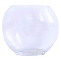 Transparent Fish Tank Desktop Aquarium Delicate Shape for Home Office Decor Space-Saving Design for Betta Fish - size: 19.5X16cm