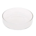 Aquarium Shrimp Feeding Dish High Clear Glass Bottom Feeders Food Bowl 3.9 3.5 3.2 2.4 Inches Round Tray - size: Diameter: 8cm(3.15in)