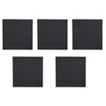 POPETPOP 5pcs Non- Fish Tank Insulation Mat Practical Shockproof Cushion for Home Aquariums Black Pad for Heat Preservation and Absorption