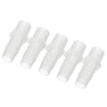 PATIKIL 1/2" Barb x 3/8" G Male Connector, 5 Pcs Plastic Hose Barb Fitting Industrial Hose Barb to Pipe Fitting Connect for Water Liquid Air Fuel - size: 1/2" x 3/8"