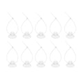 Aquarium Suction Cups, Clear Suction Cups with 20 Zip Ties, Suction Cups Airline Tubing Holder, Aquarium Sucker Fish Tank Accessories, 0.98", 1 Set
