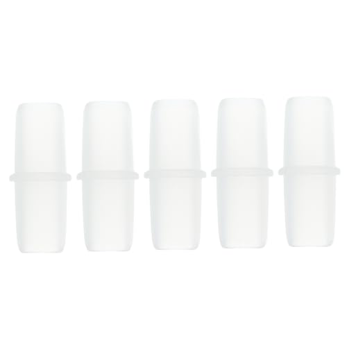 5 Pcs Plastic Hose Barb Fitting 15/32" Stright Barb Hose Connector Clear PP - size: 15/32"