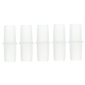 5 Pcs Plastic Hose Barb Fitting 15/32" Stright Barb Hose Connector Clear PP - size: 15/32"