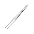Aniso Long Tweezers, Stainless Steel, 8 inches | Precision Serrated Tip, Cooking Tweezers Tongs， For Barbecue, Hand-Made，Steaks, Bread, Pizza, Salads - size: 8 inches