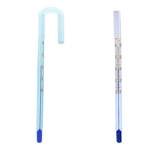 Liquid-in-Glass Aquarium Thermometer for Fishtank Accurate Floating Laboratory - color: Wall hook 1cm wide
