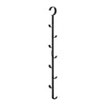 YAMAZAKI Home Smart Closet Organizer Hanger – Clothes & Accessories Storage Hanging Rack - color: Black
