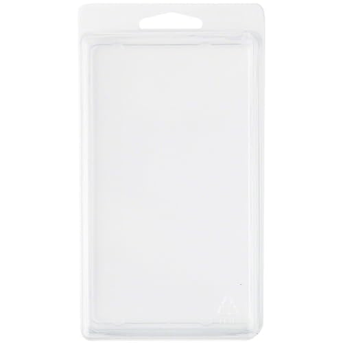 Collecting Warehouse Clear Plastic Clamshell Package/Storage Container, 5.31" H x 3.13" W x 2.75" D, Pack of 10