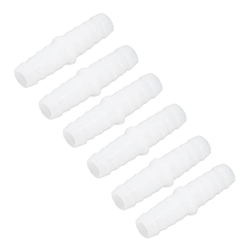 Plastic Hose Barb Fittings, Durable PE Straight Connectors for Secure Hose Connections in Aquariums Labs and Irrigation Systems 10Pcs 9-9mm Size - size: 9-9mm straight through