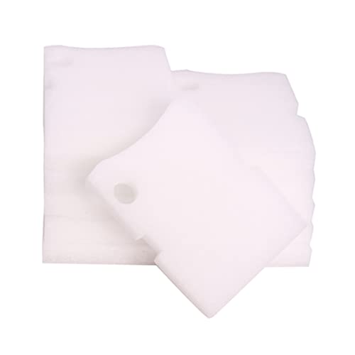 Pack of 12 Compatible White Floss Pad Filter Media Fit for Hydor Professional 450/600 - size: Pack of 12
