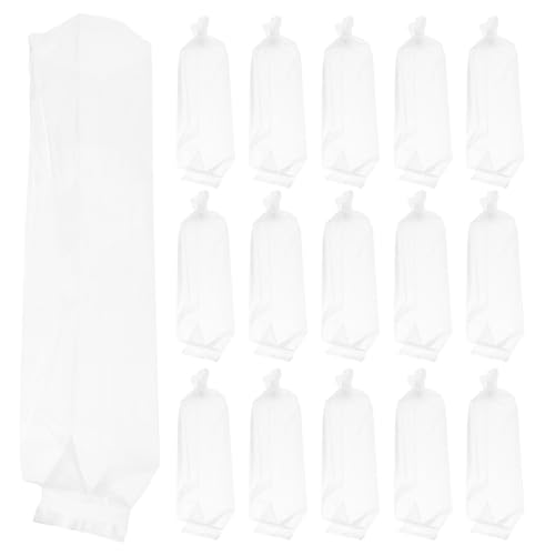 50pcs Thick Plastic Fish Transport Bags 6x34cm for Live Betta and Guppy Shipping Aquarium Packaging Pouches