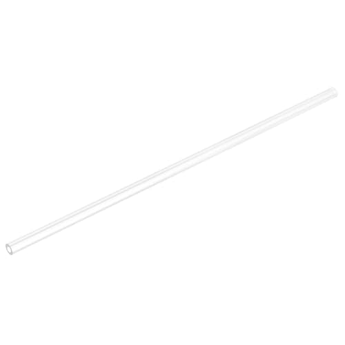 uxcell Rigid Round Clear Tubing 5mm(3/16") ID x 7mm(1/4") OD x 0.8Ft(250mm) Length Plastic Tube - size: 5mm x 7mm x 250mm