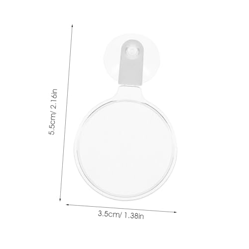 Happyyami Aquarium Magnifier with Suction Cup Microlandscape Viewer for Fish Tank Easy Installation Magnifying Glass for Small Animals and Plants Observation Exceptional Clarity