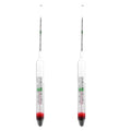 Accurate Fish Tank Hydrometer Aquarium Salt Water Salinimeter Glass Floating Areometer Temperature Reading