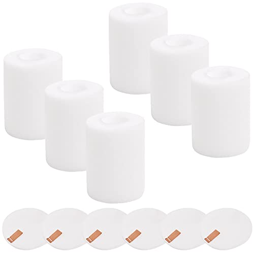 Bvhonwe 6 Pack IQ Base Pre-Motor Foam Replacement Filters for Shark IQ R101AE RV1001AE AV912S AV1010AE RV1000 AV970 AV993 AV1002AE Shark AI AV2501S AV2501AE RV2502AE RV2520AOUS Robot Vacuum Cleaner - color: 6 Pack