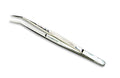 HURON Precision Tweezers, Curved Fine Point, 6 in (1/3/10 pc) (1 pc) - style: Curved Fine Point, 6"