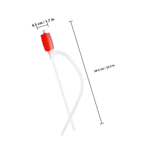 Generic 2 Pcs Manual Fuel Transfer Siphon Pump for Cars Oil Siphon Hose Kit with Water Syphon Hose Automotive Oil Changing Tool for Gasoline Barrel Pump