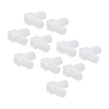 10Pcs Elbow Hose Barb Plastic Fitting 90 Degree Equal Barbed Joint Adapter L Shape - Wide Range of Use (10mm) - size: 10mm