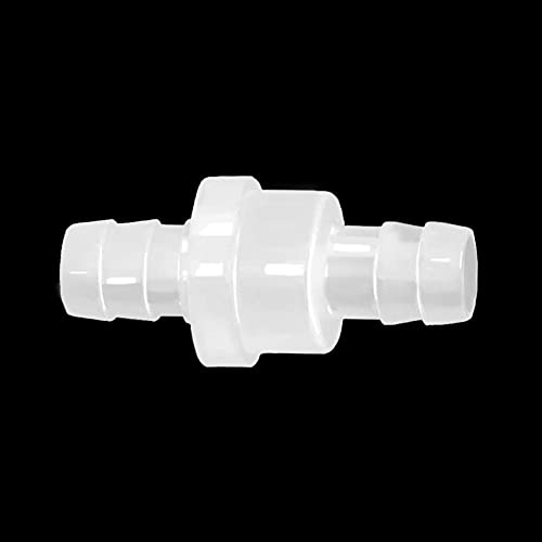 One Way Check Valve 5/16"(8MM) Hose Barb Non Return Ozone Resistance Plastic Valve for Water Fuel Oil Gas Air (Pack of 3) - size: 5/16 Inch, style: 3 Pcs