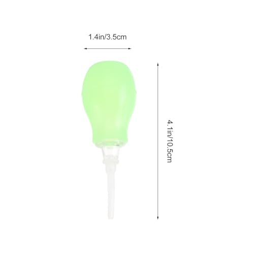 ULTECHNOVO Bird Feeding Syringe, Aquarium Liquid Droppers, Pipette Dropper with Graduated Scale Clear Plastic Long Tube and Rubber Bulb for Fish Tank Coral Feeder Bird Liquid Food Hand Feeding Tool