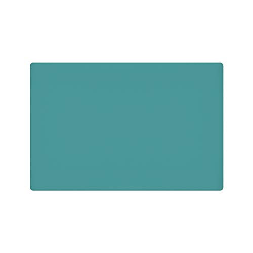 23.6'' by 15.7''Flexible Silicone Placemat Non Slip Waterproof Heat Resistant Dinner Table Mat (Dark Green-1 pcs) - color: Dark Green-1 Pcs