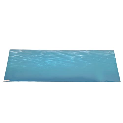 Aquarium Background, Terrarium Background Fish Tank Background PVC Self Adhesive 3D Sea Pattern Aquarium Poster Fish Tank Background Sticker for Fish Tank Decoration (61 * 41CM)