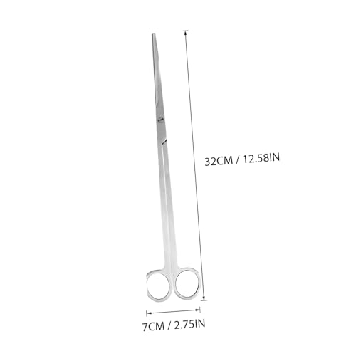 Mipcase 1set Aquascaping Tool Kit Aquarium Scissors Tweezers and Scraper for Plant Trimming and Fish Tank Maintenance Terrarium Cleaning Set