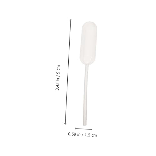Alipis 100pcs Disposable Droppers Pipettes Plastic Dropper for Plant Aquarium Lab Essential Oils High Transparency