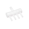 uxcell 8mm to 4mm 4 Way Aquarium Air Line Tubing Splitter Connector Fish Tank Plastic Air Flow Divider Oxygen Splitter Lever Valve