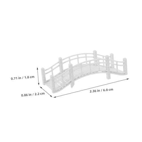 Miniature Arch Bridge for Landscape Garden Decorative Tiny Bridge Model for Aquarium Dollhouse