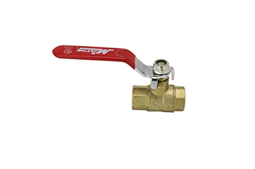 Milton S-1094-6 3/8" x 3/8" FNPT Full Port Ball Valve - size: 3/8" NPT x 3/8" NPT female