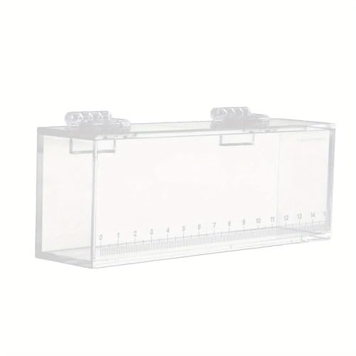 Fish Viewing Box Acrylic Outdoor Indoor Micro Landscape Fish Tanks Fishing Photo Tank Fish Breeding Tanks Photo Box with Scale(L) - size: L