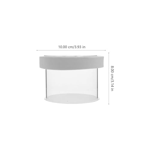 Ipetboom Fish Tank Separate Box Small Aquarium Breeding Box Floating Fish Fry Holder for Aquarium Isolation and Breeding 3.94X3.94X3.15 Inches