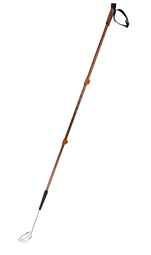Sand Dipper - Shark Tooth Sifter and Beach Sand Sifter - Adjustable Shelling Tools for Beach for Adults - Limited Edition Wood Pattern Sand Scoop for Beach Combing - color: Redwood, size: Full Size