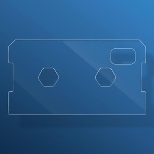 Tank Cover Tank Lid Transparent for Aquariums Without Center Aquarium Top Cover with Feed Holes, 370x200x4mm - color: 370x200x4mm