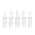 5 Pcs Aquarium Plastic Hose Barb Fitting 7/32" to 3/8" Hose ID Connectors Clear Plastic - size: 7/32"-3/8"