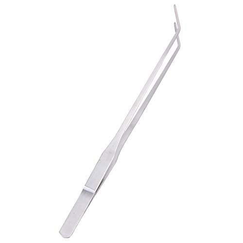 Aquarium Tools Kit Long Stainless Steel Straight Curved Tweezers Scissors Set for Fish Tank Aquascaping pack of 3-27cm Tweezers - size: 27cm Tweezers
