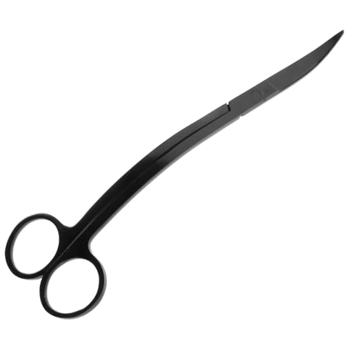 SUPVOX Sturdy Stainless Water Plant Scissor for Aquarium Cleaning and Trimming Fish Tank Scissors