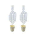 Fastrack Twin Bubble Airlock and Carboy Bung (2-Pack) | Fermentation Airlocks for Homebrewing Beer, Wine, Mead, and Kombucha