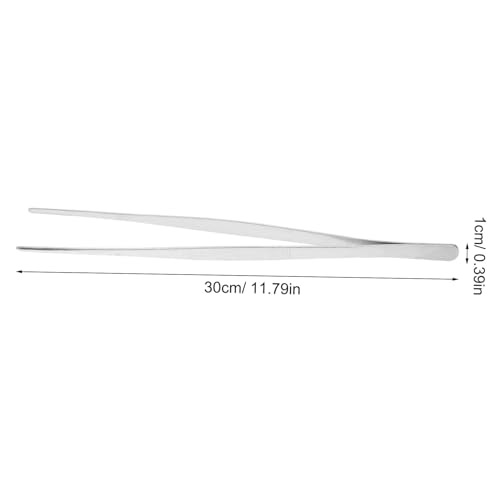 BESPORTBLE Stainless Steel Straight Tweezers for Aquarium Planting Durable and Flexible Precision Tool for Easy Water Plant Positioning