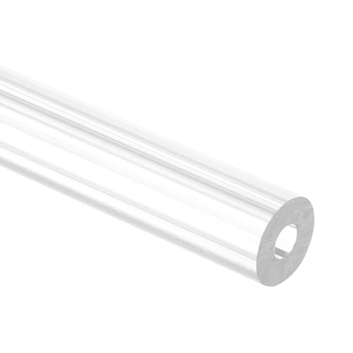 uxcell Rigid Round Clear Tubing 4mm(3/16") ID x 10mm(3/8") OD x 0.5Ft(150mm) Length Plastic Tube - size: 4mm x 10mm x 150mm