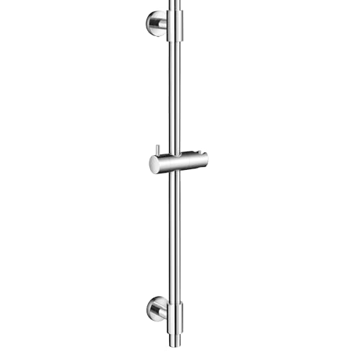 KES Shower Slider Bar 40 Inches with Adjustable Handheld Shower Head Holder for Bathroom Screw Mounted, SUS 304 Stainless Steel Polished Finish, F209S100DG-PS - color: Polished Finish, style: 39.9-Inch+Drill Mounted