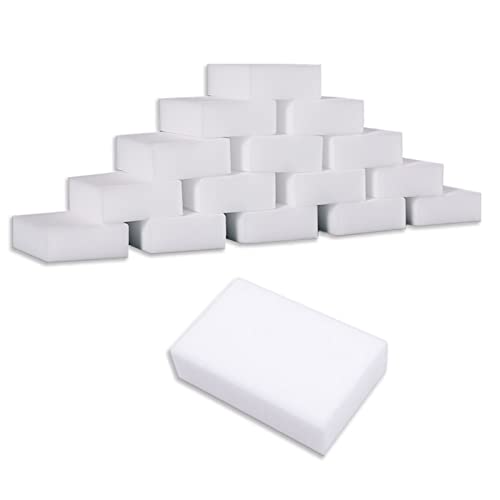 Magic Sponges Cleaning Eraser,50 Pack Melamine Sponge Foam Pads,Multi-Functional Household Cleaning Kitchen Dish Sponge for Furniture,Bathroom,Bathtub, Sink,Floor, Baseboard, Wall Cleaner - color: 50pcs