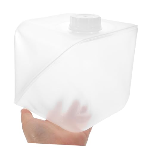 Toddmomy Collapsible Water Storage Tank Lid Flexible Plastic Water Container for Camping Outdoor Adventures and Emergency Supply Folding Bucket