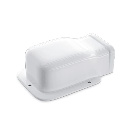 3" Entry Wall Cover Line Cover Set Parts PVC Accessory for Decorative for Ductless Mini Split, Central AC and Heat Pumps, White - color: White, size: 3 inch