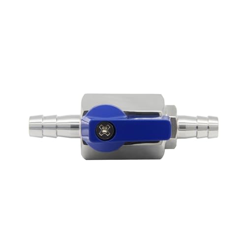 Stainless Steel 3/8" Mini Ball Valve Shut Off Valve 3/8" Hose Barb - size: 3/8" Hose Barb, style: Pack of 1