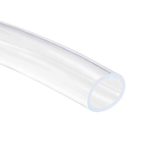 uxcell PVC Hose Tube, 16.5mm ID x 20.5mm OD 3 Meter 9.8ft Clear Vinyl Tubing, Plastic Flexible Water Pipe - size: 16.5x20.5mm
