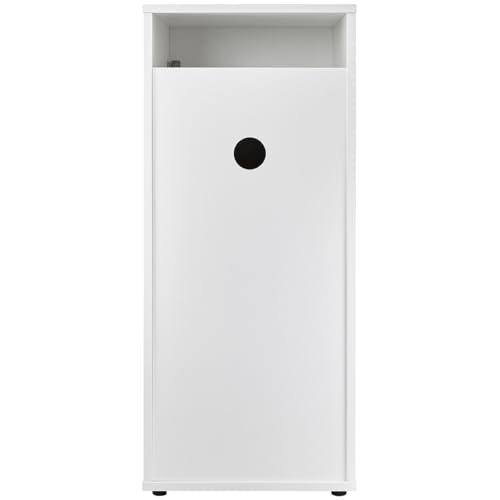 HelloReef 15 Gallon Aquarium Stand – Modern Design, Sturdy Build, Water Resistant Premium Finish, Storage Shelfs Included for Freshwater and Saltwater Tanks (White) - color: White