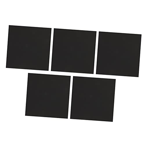Milisten 5Pcs Insulated Fish Tank Cushion Pads Durable Absorption Mat for Aquarium Supply Black Reduces Stress Protects Integrity of Fish Tank