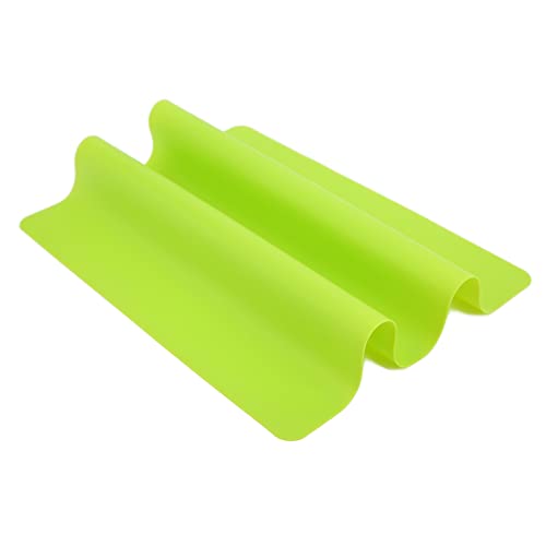 Dioche Versatile Silicone Craft Mat - Heat, NonSlip, Washable Silicone Sheet for DIY Projects, Resin Crafts, and Kitchen Use in Vibrant Pink - Large, Flexible Silicon Mat (Green) - color: Green